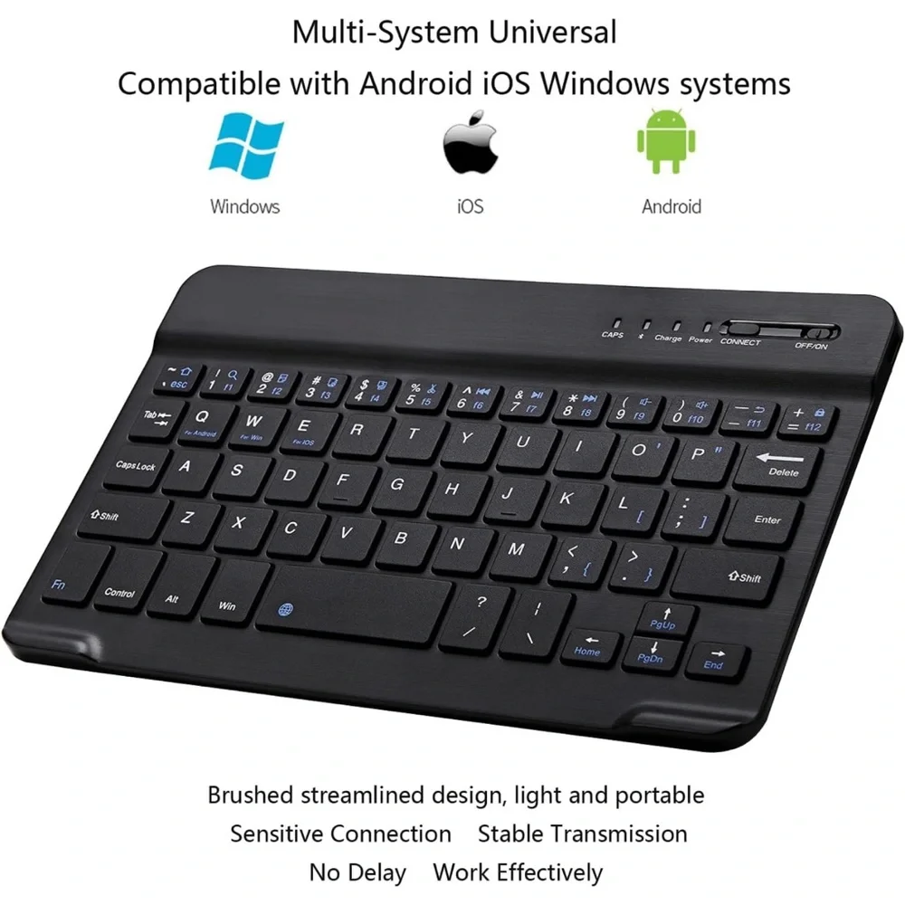 Slim Bluetooth Keyboard Portable
